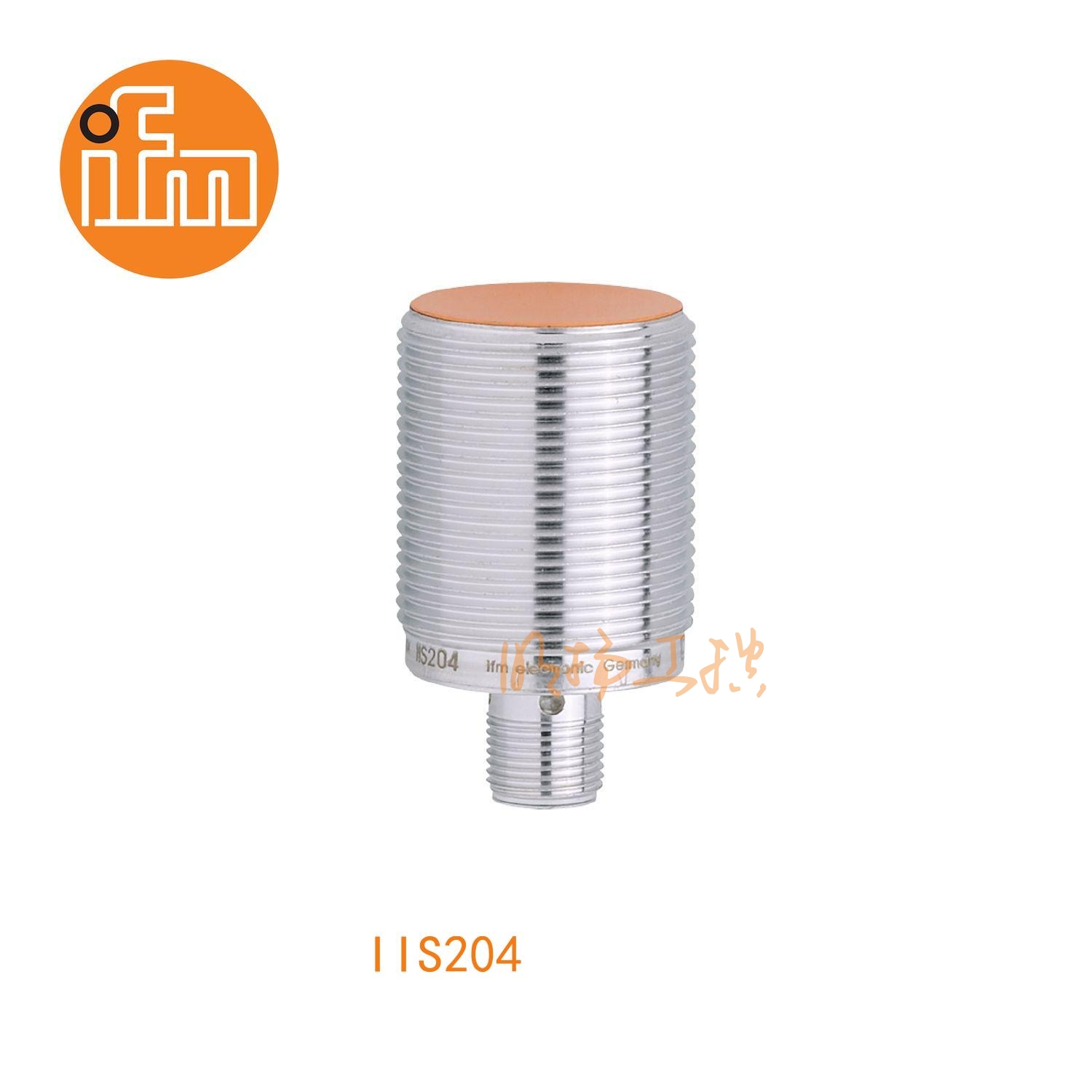 易福门接近传感器IIS204;15 mm 齐平安装;100 Hz;常开;DC; PNP