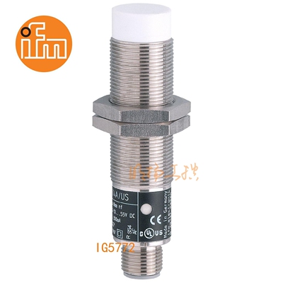 易福门传感器IG5772；8 mm 非齐平安装;300 Hz;常开/常闭;