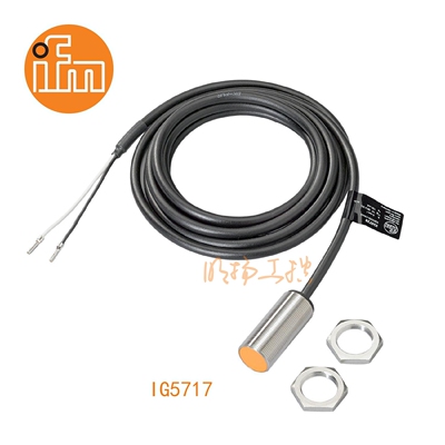 易福门传感器IG5717；5 mm 齐平安装;720 Hz;常开;DC; PNP/NPN