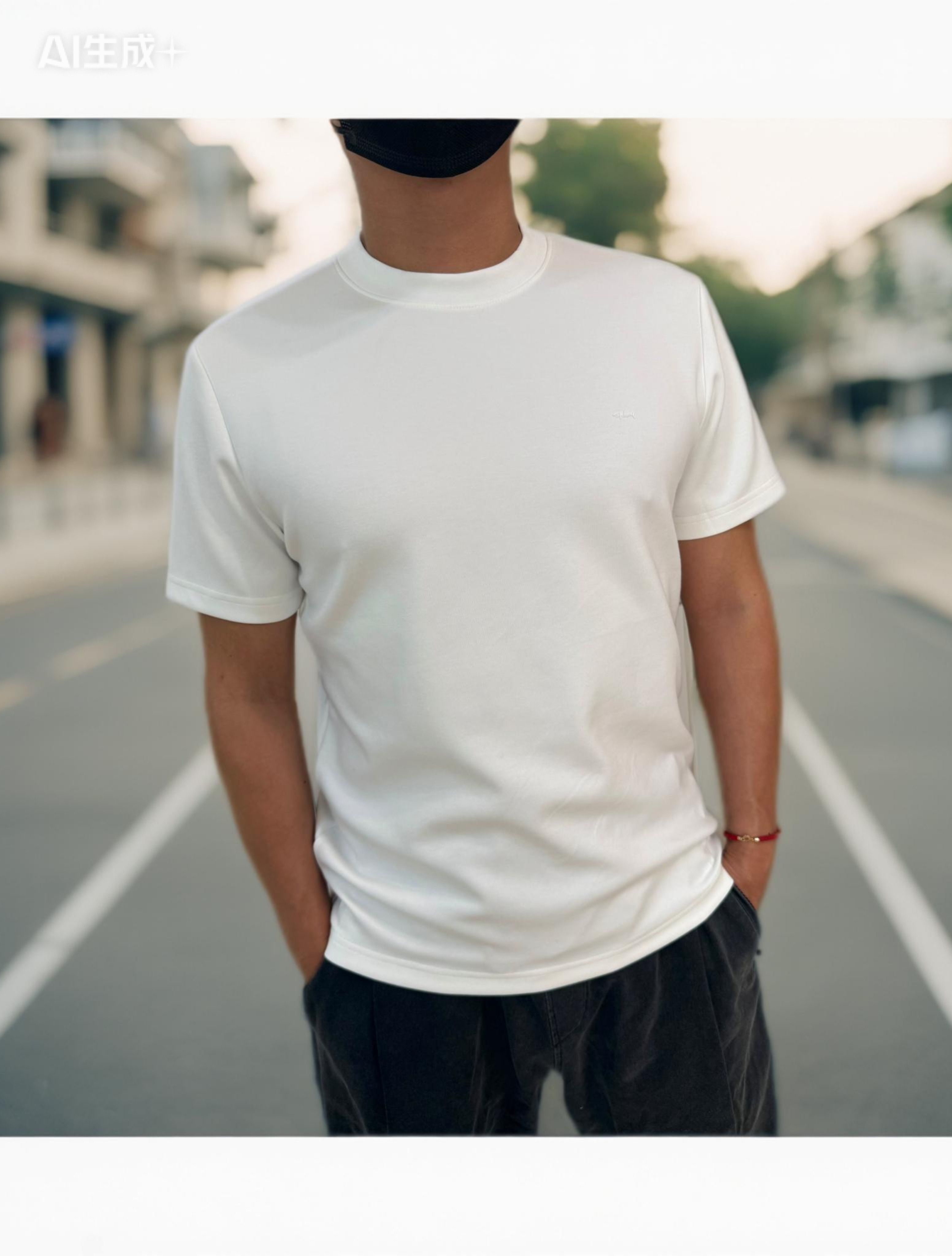 秋上新男士百搭短袖T恤