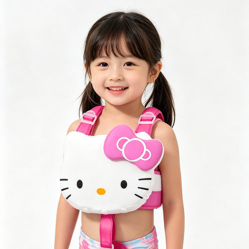 hello kitty背包式浮板 幼儿园3-7岁儿童学游泳辅助泡沫垫KT猫