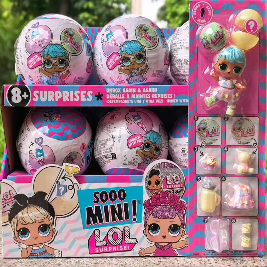出口欧美lol惊喜娃娃超迷你甜心盲盒仿真公仔小玩偶女孩礼物玩具