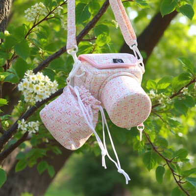 小桃适用R50定制A7C2防震zve10R7单肩加厚XT50相机背包XM5数码包