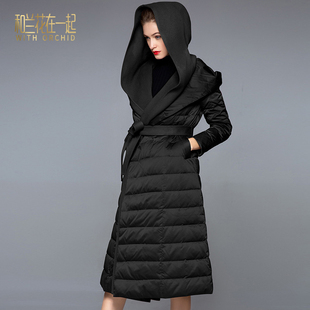 高端奢华加厚羽绒服女东北超厚长款过膝冬季2025新款