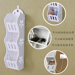 多层贴墙壁墙上收纳架免打孔客厅墙体浴室墙面卧室挂墙置物架壁挂