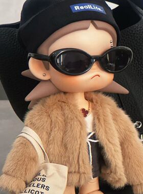 Zsiga嘎子姐皮草外套娃衣向往之处1/8手可动人偶手作衣服替换套装