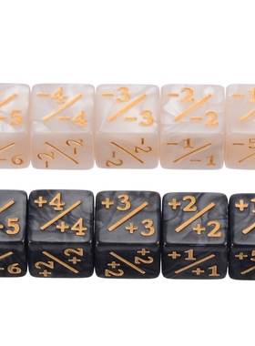 +1/+6/-1骰子儿童早教教具筛子学生数学教学游戏玩具算术学习色子