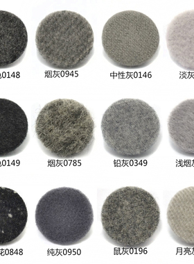 浅烟灰深灰色平面毛呢纽扣 淡灰色包布钮扣 风衣大衣平板扣子热卖