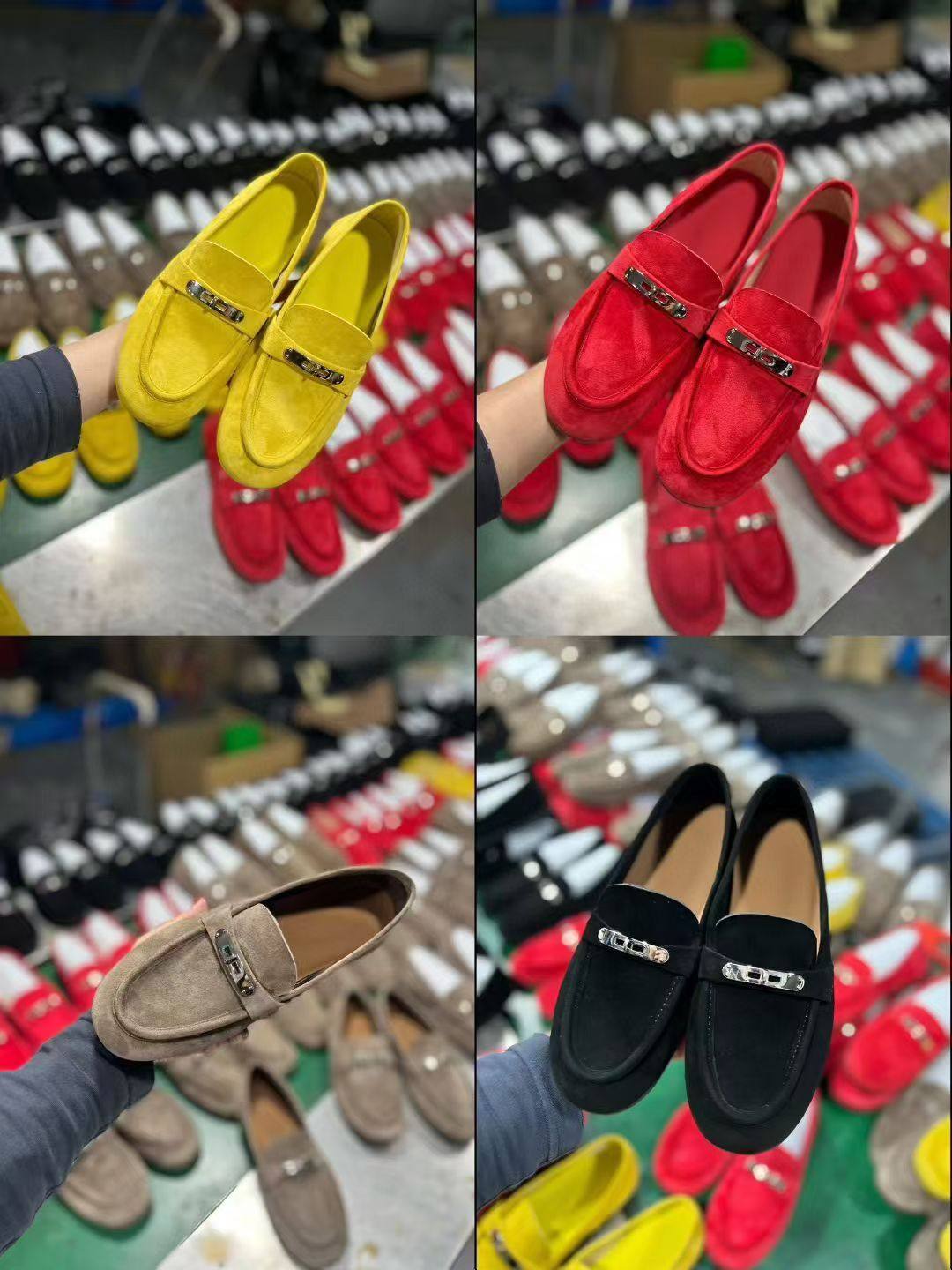 17年老店软底软皮乐福鞋女2026春新款金属扣羊猄皮平底一脚蹬单鞋,女鞋,乐福鞋（豆豆鞋）,淘宝优惠券,粉丝福利购,淘宝优惠卷