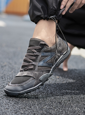 2025新款NB男女鞋轻便透气户外MT10软底赤足鞋老爹休闲跑步运动鞋