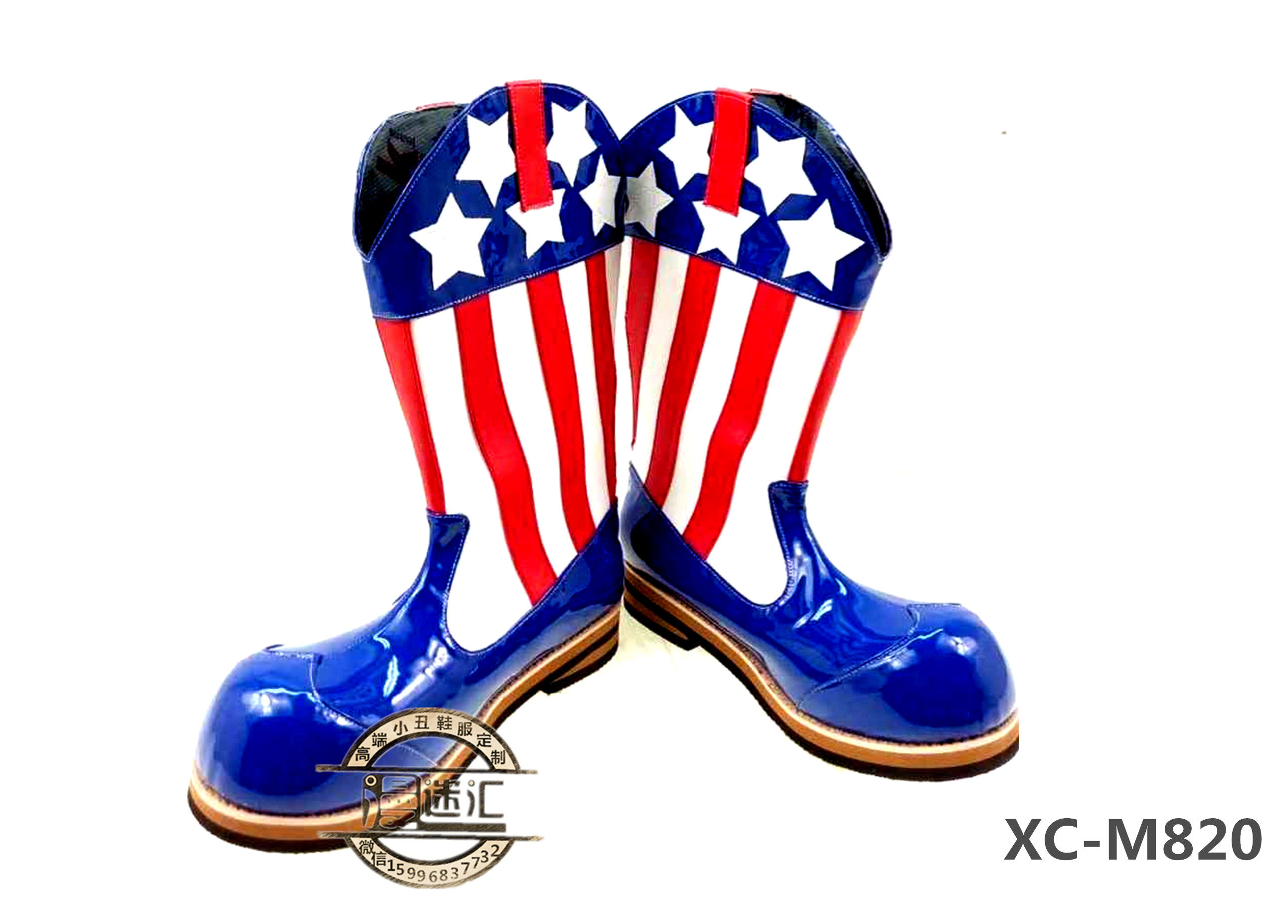 漫迷汇高端小圆头美队系列小丑鞋clownshoe小丑角色扮演鞋XC-M820