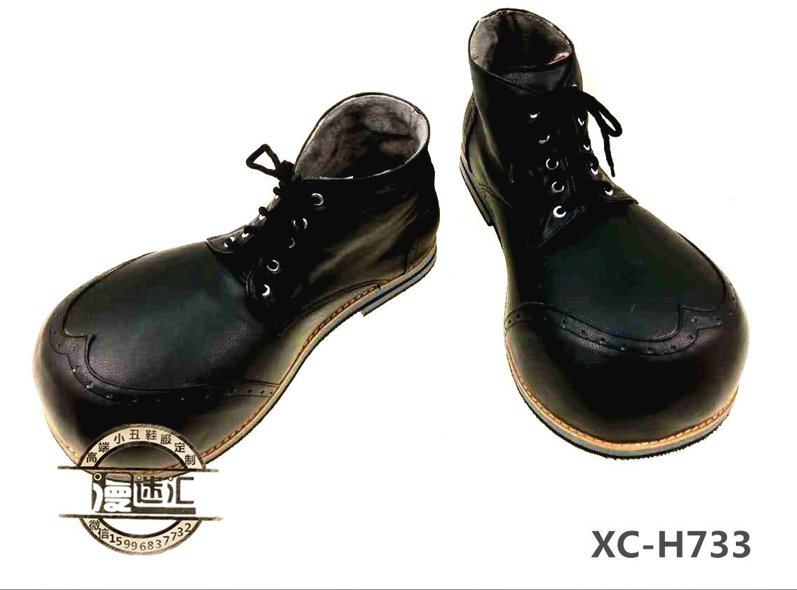 漫迷汇高端大圆头色暗黑列小丑鞋clownshoe小丑角色扮演鞋XC-H733