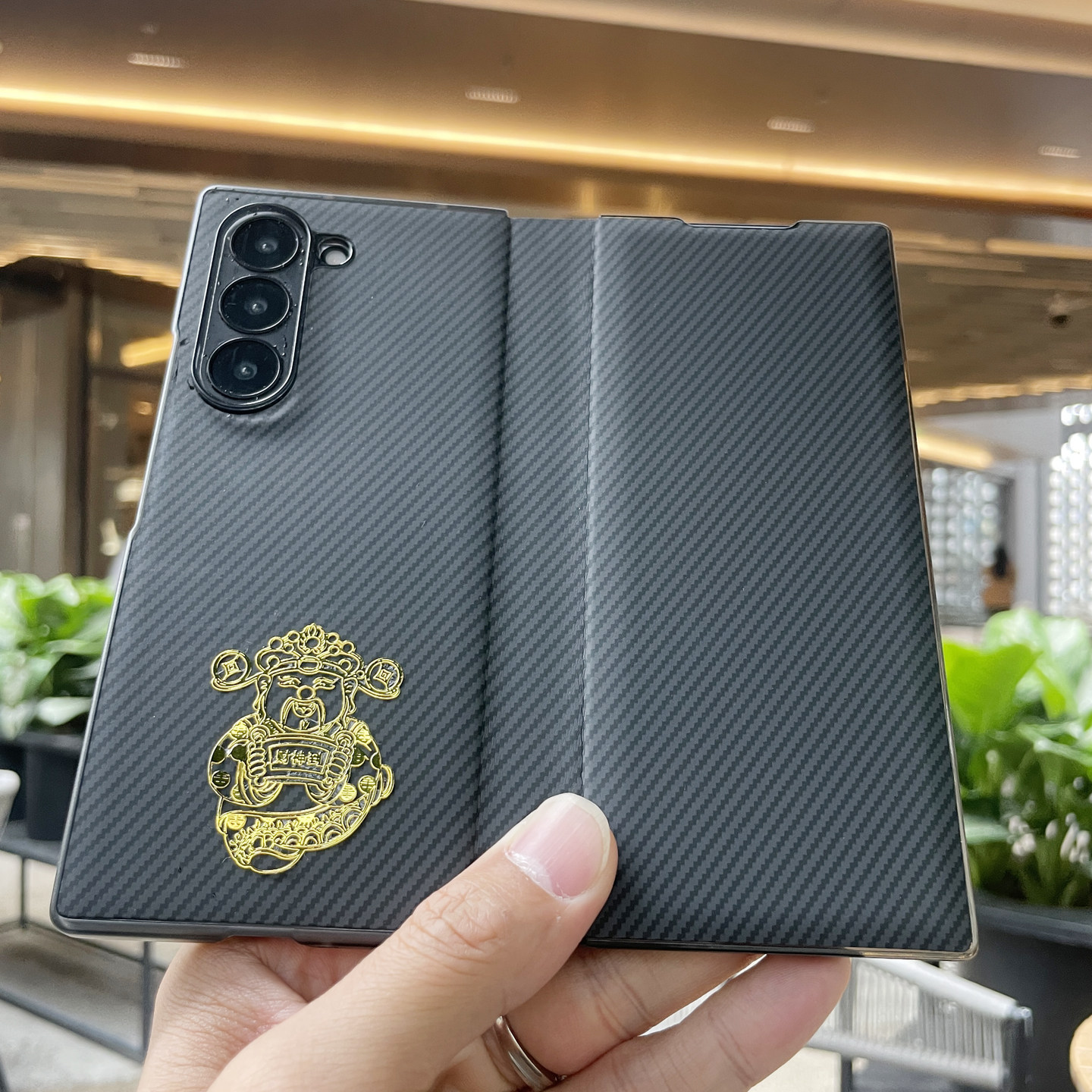 适用于三星W26翻盖式手机壳Z Fold7磁吸皮套财神到新年款w25心系天下保护套fold5全包防摔w24顺fold4男23外壳