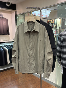 翻领外套男款春秋季2026新款潮流宽松工装衬衫式上衣男士休闲夹克