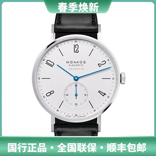 复古黑白盘蓝宝石水晶 NOMOS Tangente140德国自动机械表男表经典