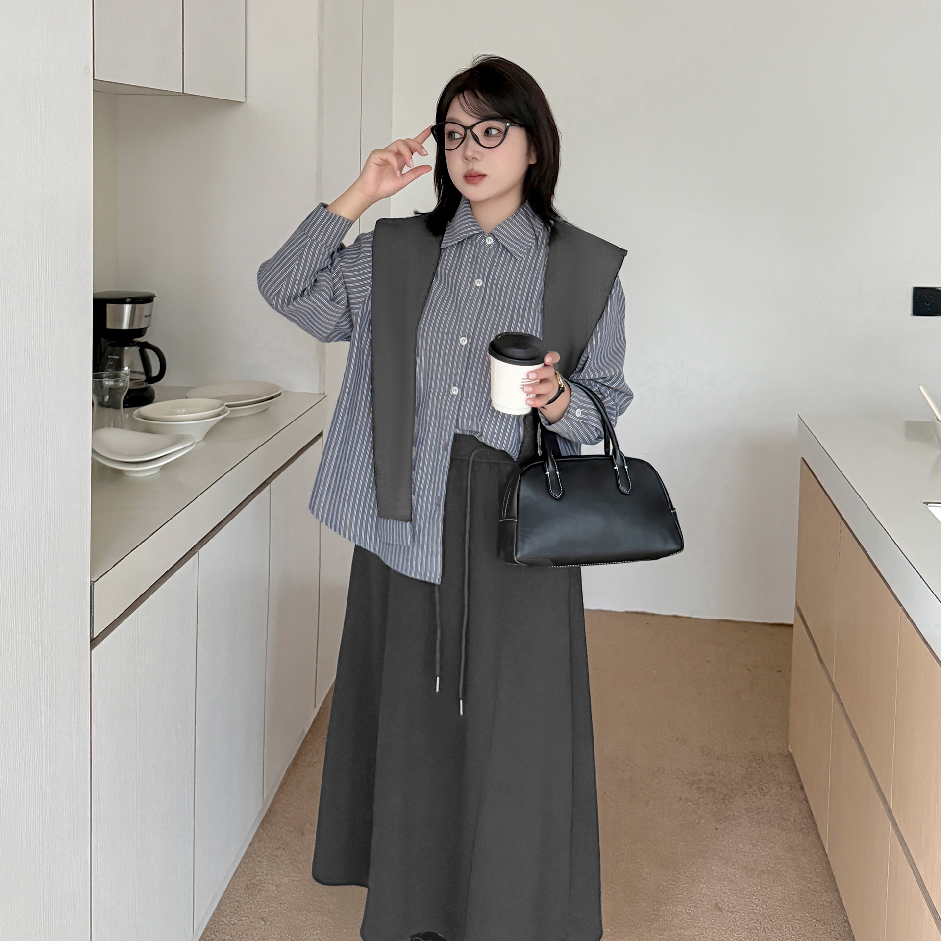 胖mm大码女装韩版套装2025秋款