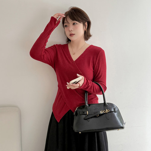 胖mm大码装韩版宽松打底衫