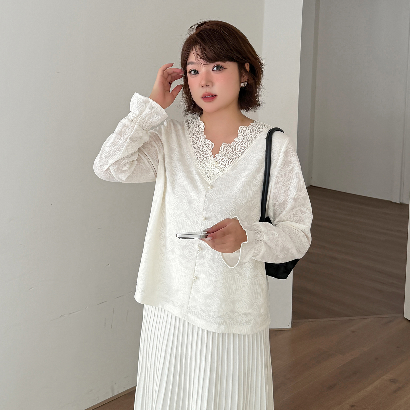 胖mm大码女装韩版宽松上衣