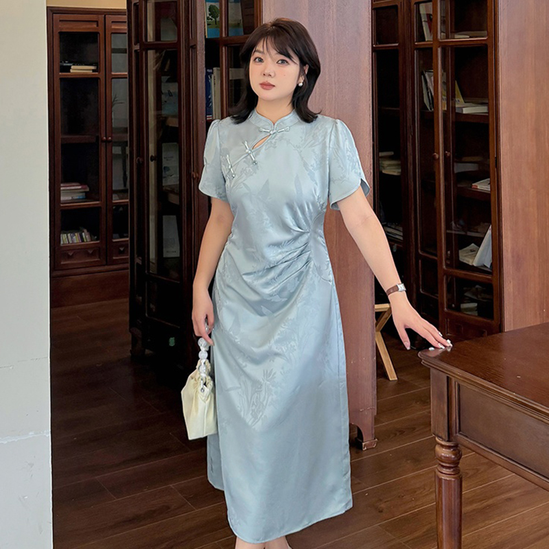 新中式改良旗袍裙2025夏季新款