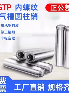 正公差圆柱销WSTP精密内螺纹排气销定位销销钉汽车夹具模具固定销