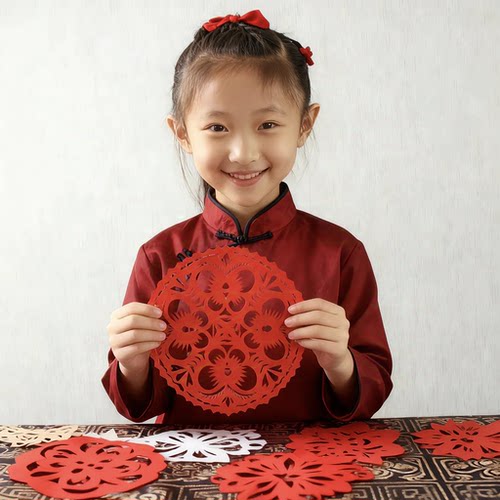 清仓 中国风剪纸纯手工儿童diy民俗元旦春节新年传统文化贴窗花小 - 封面