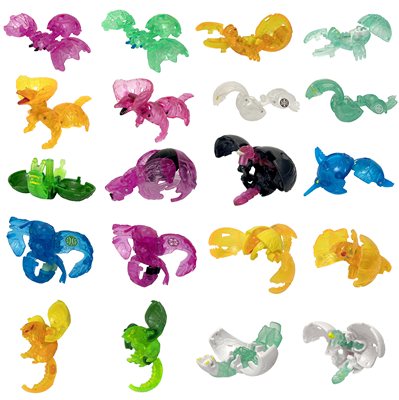 美国正版进化爆丸Evolutions Nanogan附加宠物系列变形球龙蛋玩具