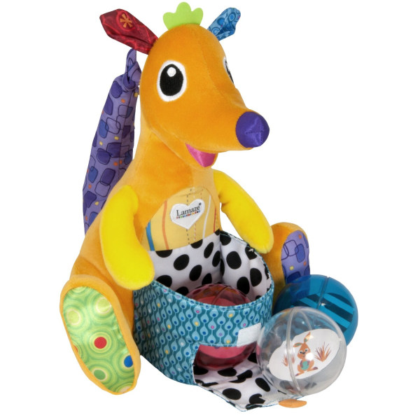 lamaze jumping joey 美国拉玛泽袋鼠妈妈育儿袋毛绒安抚玩偶响纸