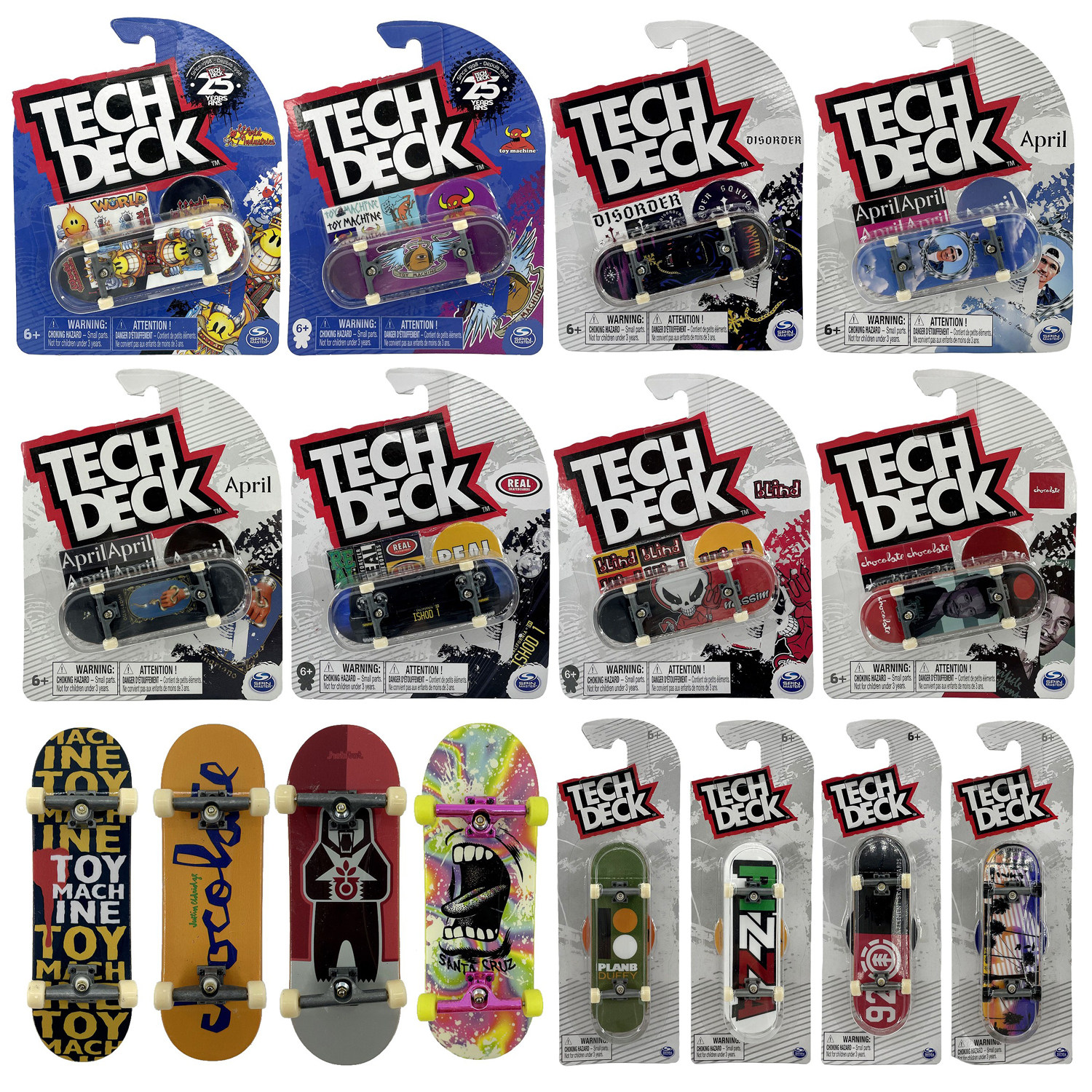 tech deck world edition limited翻team专业手指滑板车限量收藏