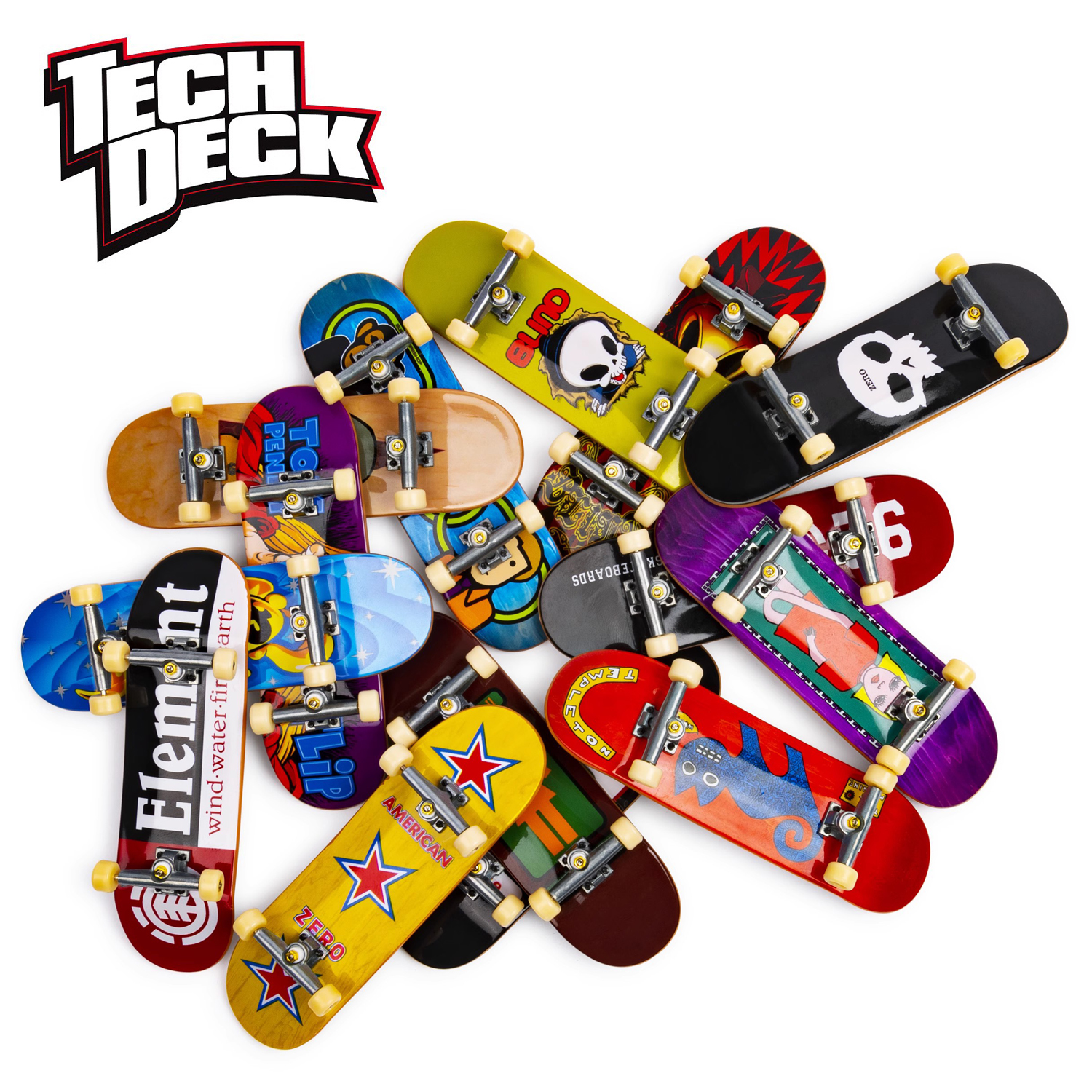 Tech Deck专业手指滑板指尖运动翻TEAM原装TD密封袋包装超多款式 玩具/童车/益智/积木/模型 滑板/活力板 原图主图