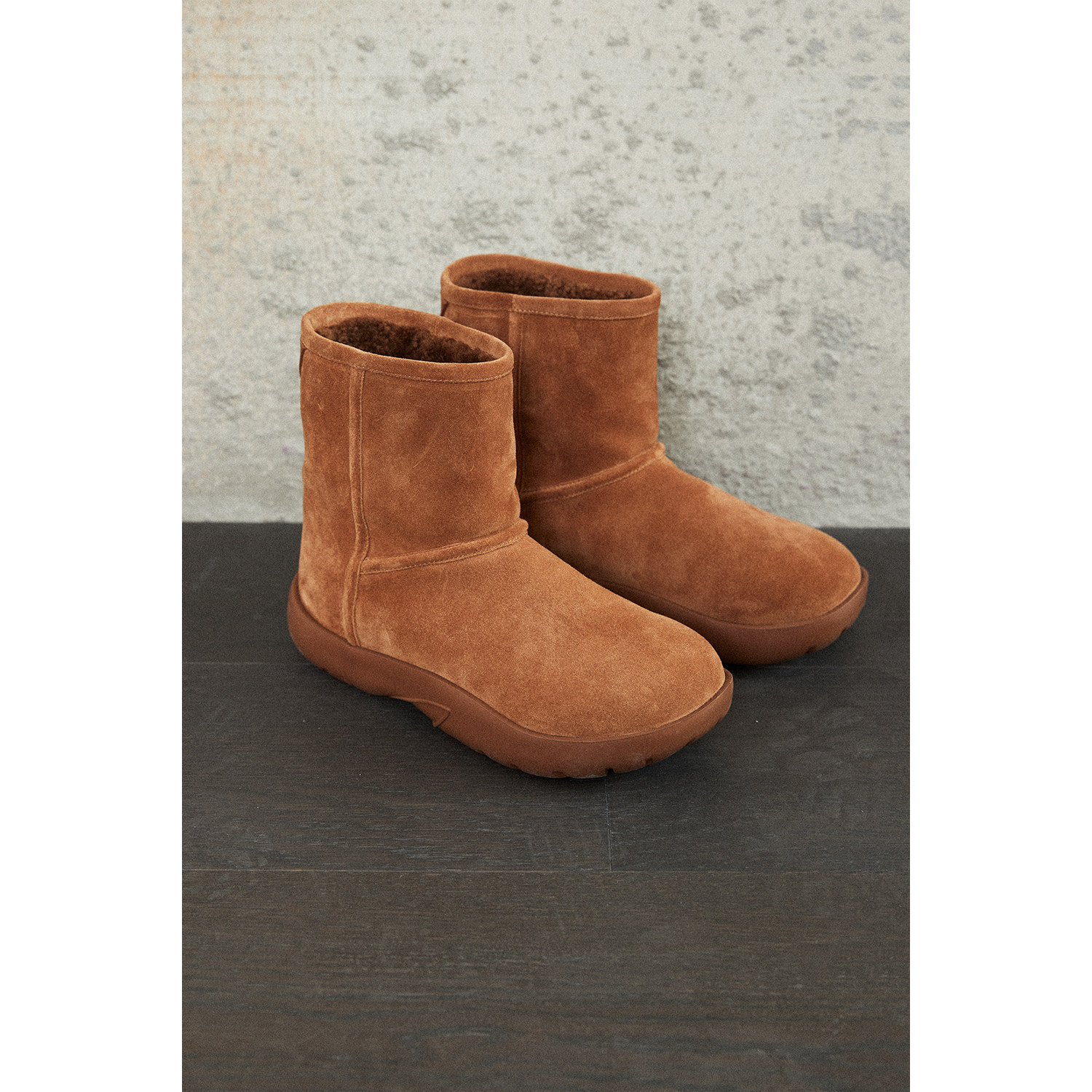 雪地靴羊羔毛厚底mrs休闲