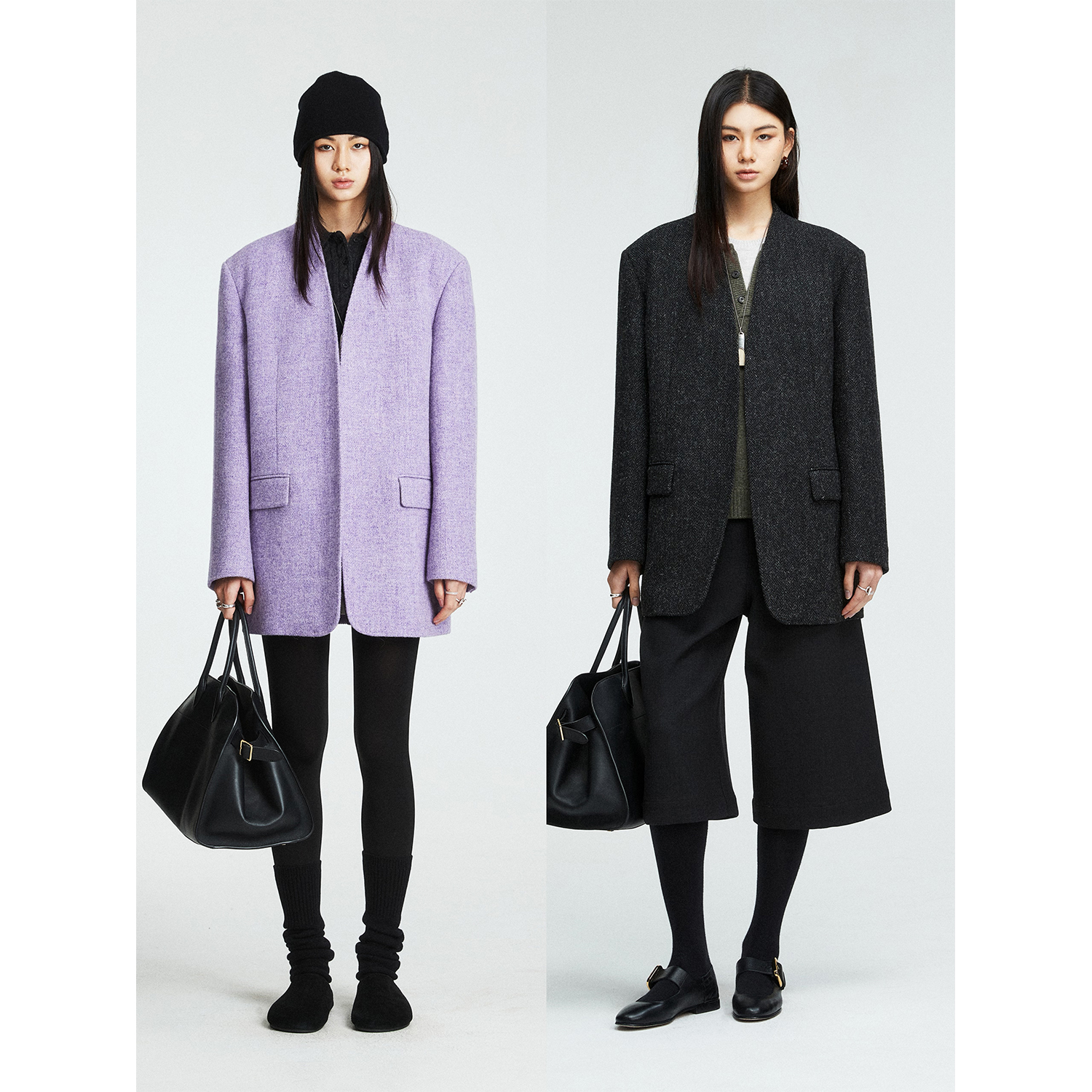 英国Harris極简无领西装