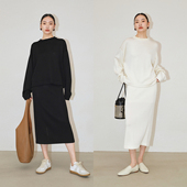 半裙套装 MRS 意大利進口 爽肤透气羊毛针织上衣 Studios 早春新品