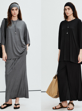 MRS Studios 胶囊系列 duangduang懒人套装 T恤/九分裤/直筒半裙