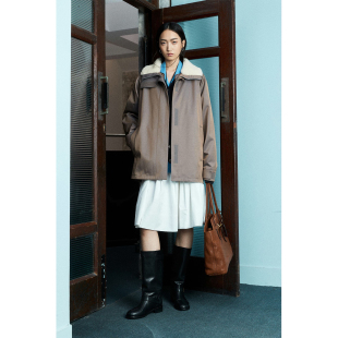 驼绒领防水防风夹棉夹克户外冲锋衣外套 重工MIU系 MRS Studios