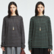 MRS 条纹打针织底衫 Studios 肯豆风極柔精纺羊毛细腻撞色立体经典