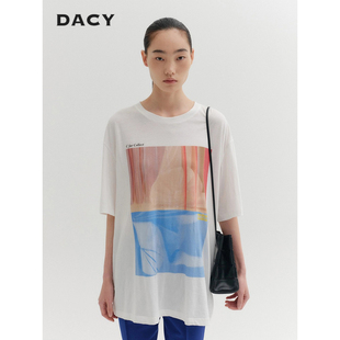 【现货】EENK2026秋新品圆领印花休闲短袖T恤女上衣 DACY买手店