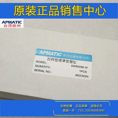 新洲APMATIC拉杆标准气缸DM40/DM50/63/DM80X50X75X125X200X500-M