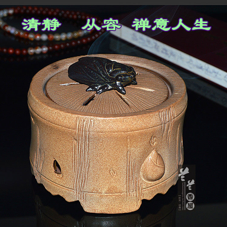 陶瓷香炉卧室精油香粉插电香薰炉