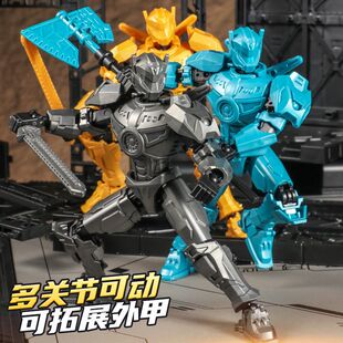 机械战警流浪者人偶13多关节可动人偶玩具拼装变形机甲模型玩偶
