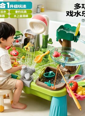 2026夏天戏水玩具恐龙喷雾手盆