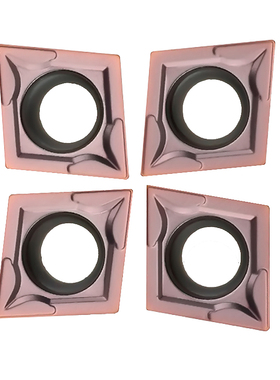 菱形单面数控刀片CCMT09T304/09T308进口涂层内孔车刀片镗刀片