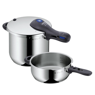 德国直邮WMF福腾宝Perfect Plus高压锅快易锅压力锅两件套6L+3L