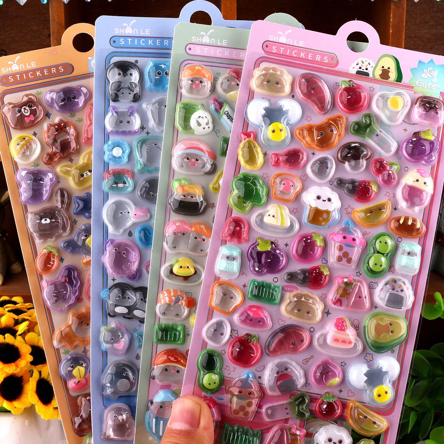 日系3D水晶浮雕贴纸sticker可爱动物立体卡通贴画手机壳diy装饰贴,文具电教/文化用品/商务用品,贴纸/立体贴纸,淘宝优惠券,粉丝福利购,淘宝优惠卷