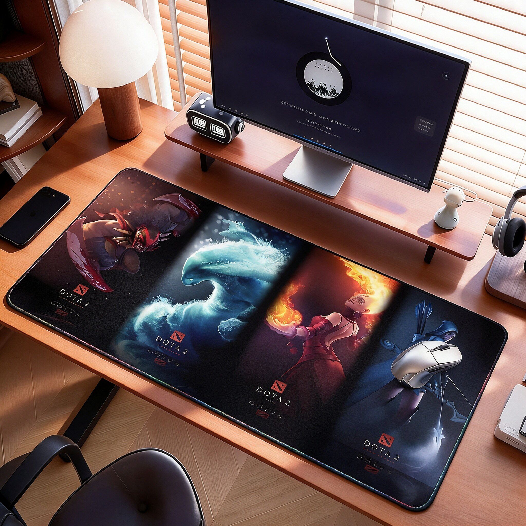 DOTA2刀塔鼠标垫超大号影魔卡尔剑圣天辉夜魇男生宿舍电竞桌垫