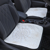 汽车坐垫纯棉座垫通风透气三件套四季 通用单片后座长可机洗无静电