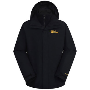 JackWolfskin狼爪三合一冲锋衣男24秋冬防水保暖西藏登山服两件套