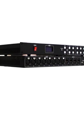 8进4出数字音频自动切换器支持32-192Khz采样率 标准1U机箱