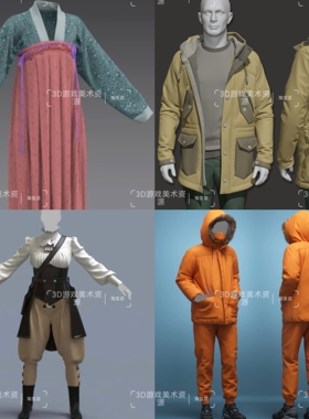 25年Marvelous Designer服装制作特训班md入门到精通高精度衣服课