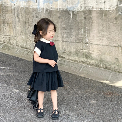 学院风可爱3件夏季时髦校服园服