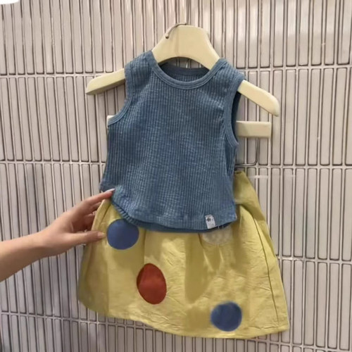 女童春夏新款保暖百搭背心